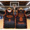 Nieuwe Valencia Basket Trendy 3D Geprint Spanje Basketbalshirt Vest Volwassenen & Kinderen Ademend Sneldrogend Comfortabele Sportkleding