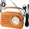Radio Kuchenne Retro Budowlane Przenośne Sieciowe Bluetooth Fm Na Baterie