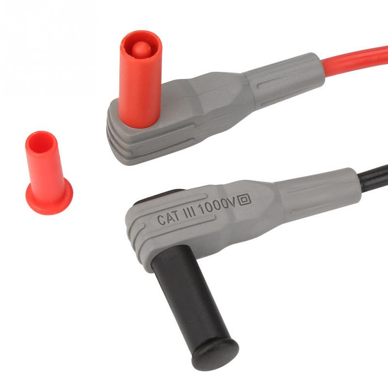 4mm Banana Plug Test Line Injection Molded Right Angle to Straight Multimeter Wire Cable 15A P1033 Banana Plug Test Leads Banana Test Cable 4mm Banana Plug Test Line Injection Molded Right Angle to Straight Multimeter Wire Cable 15A P1033 Banana Plug Test Leads Banana Test Cable