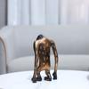 European Abstract Resin Long-armed Gorilla Animal Sculpture Ornament for Living Room Bedroom Fun Animal Gorilla Craft Home Decor