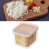 Kitchen Produce Vegetable Fruit Storage Container 2 Compartments Fridge Storage Organizer for Onion