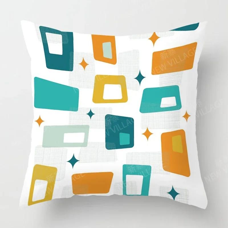 

Скандинавский Осенний Домашний Декор Осенняя Наволочка для Подушки-Пледа Чехол для Подушки на Диван Современная Геометрия 66x66cm светло-коричневого