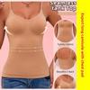 Canottiera da donna in modal con reggiseno incorporato longline senza maniche
