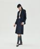 PINBLACK Wool Mix Pleated Set-Up Skirt