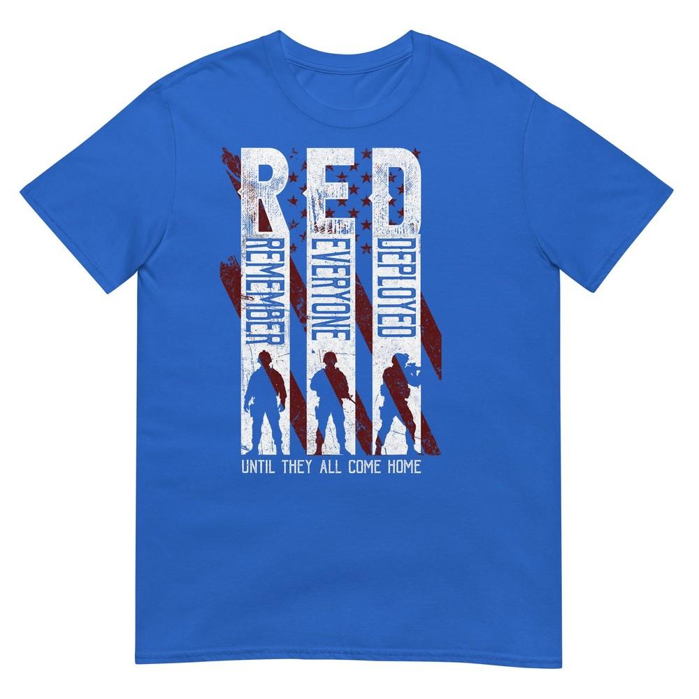 RED Friday Militär Erinnere an jeden eingesetzten Veteranen T-Shirt