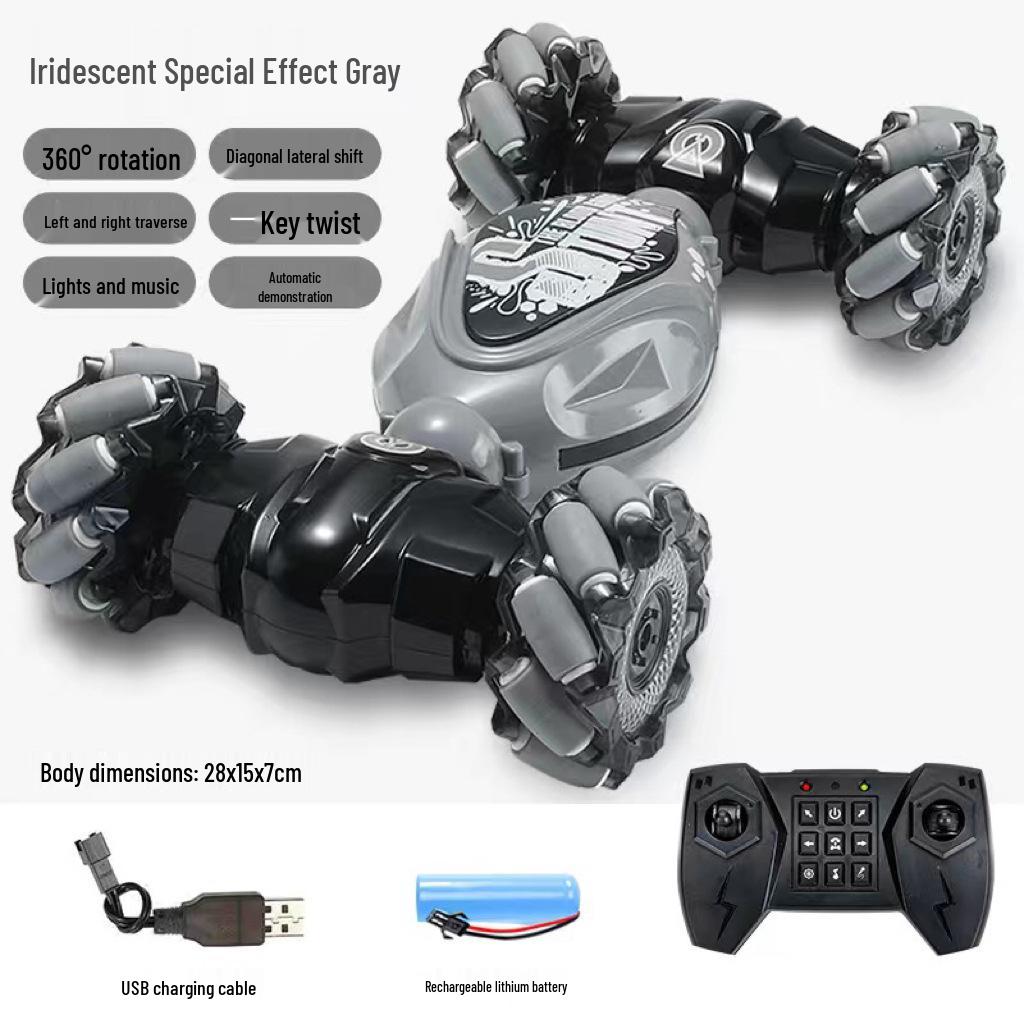 Rechargeable Gesture Sensing Transforming Car - Remote Control Off-Road Drift Toy for Kids