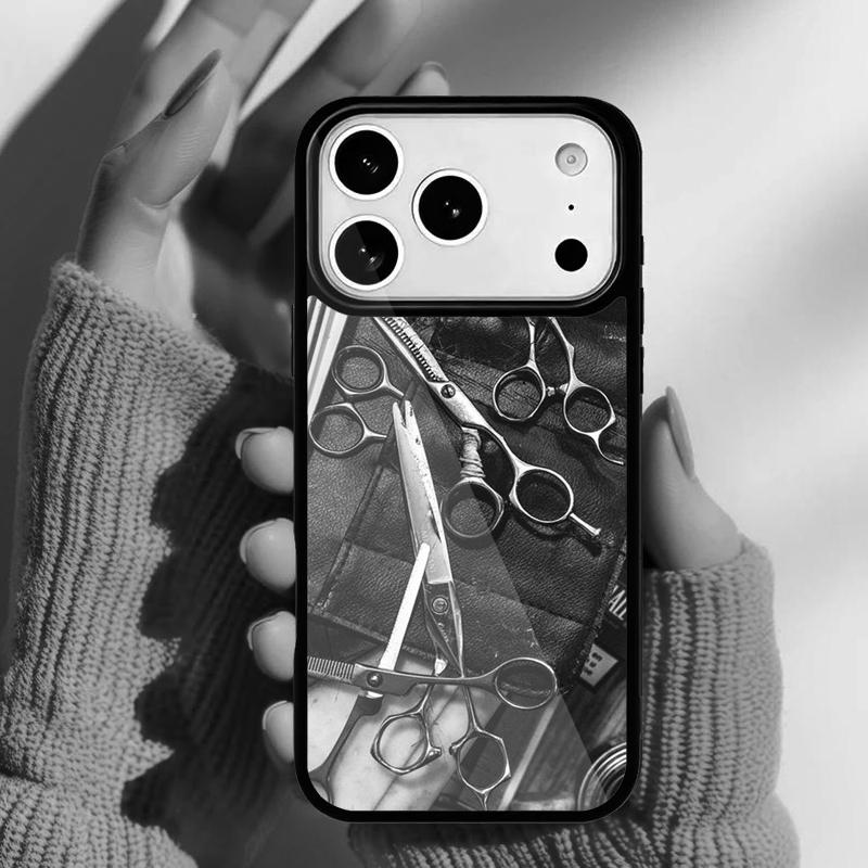 Hair Stylist Hairdresser soft Phone Case for iPhone 17 16 15 14 13 Pro Max Back Cover for 12 11 Pro Coque