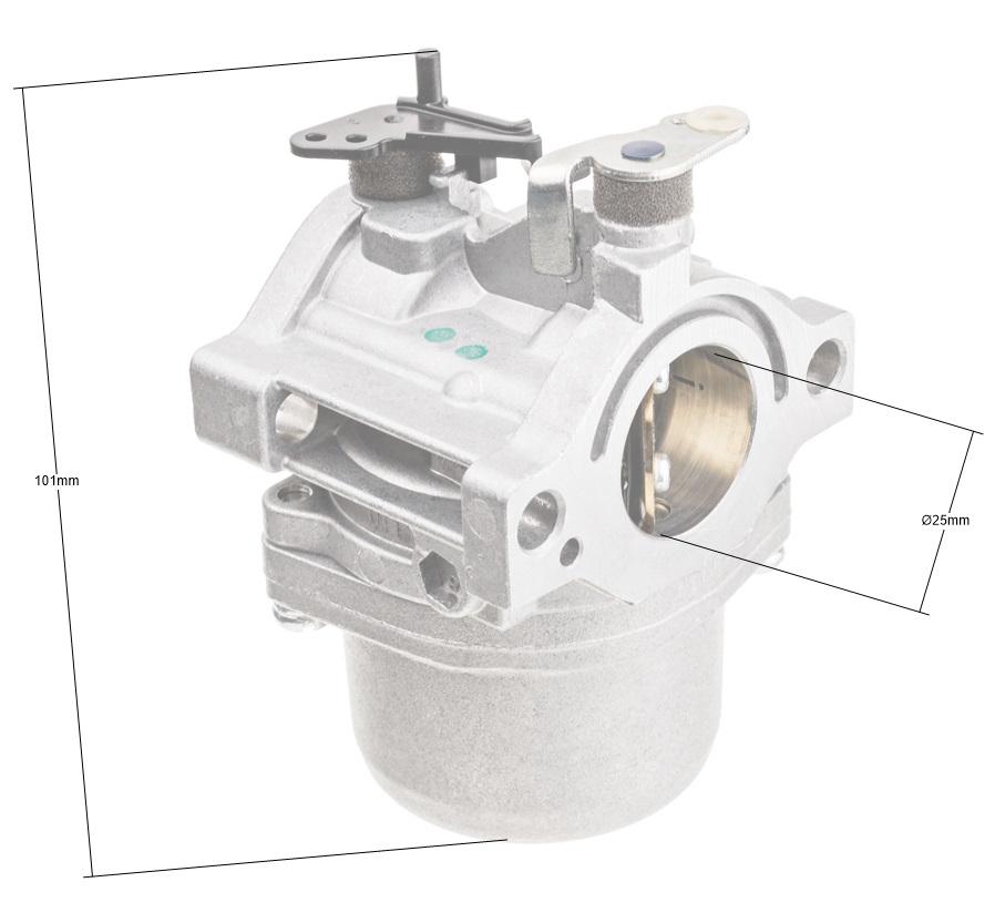 Gaźnik B&S Nikki Model 21 Traktorek Część Oryginalna 593432