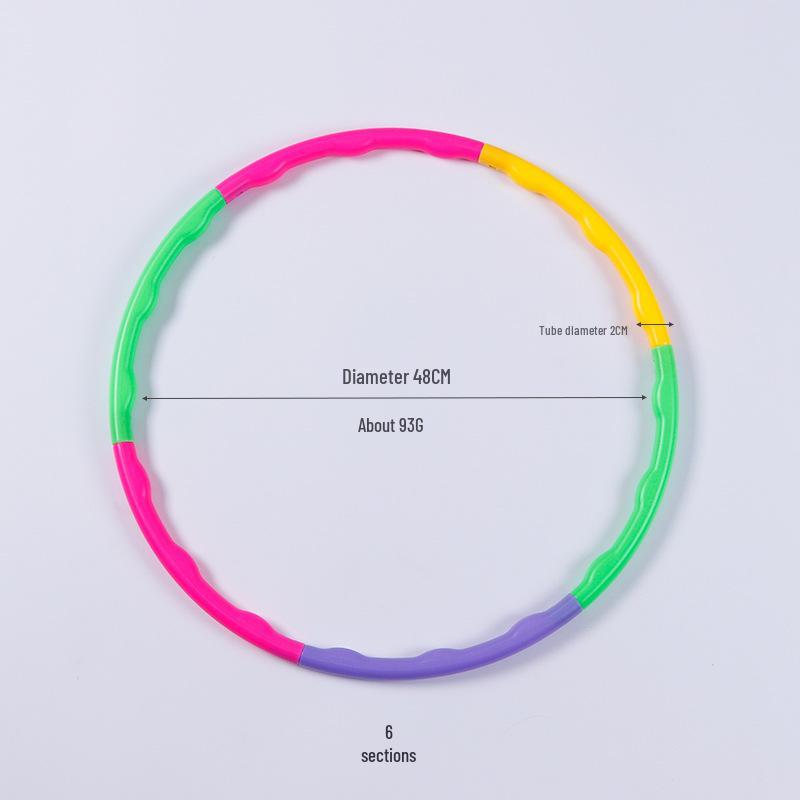 Abnehmbarer Hula-Hoop für Anfänger - Für Kinder, Tanz & Fitness, Verstellbares Gewicht