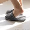 OKA Dry-Good D Nature Slippers, Size L (fits feet up to 27cm), Dark Gray (Indoor, Toilet, Washable)