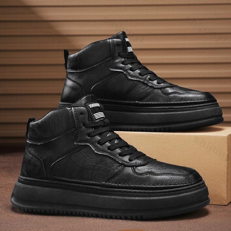 Men's Ankle Boots 2026 Autumn Thick Soled Comfortable Anti Slip Outdoor Sports Shoes Fashion Platform Casual Shoes Zapatillas