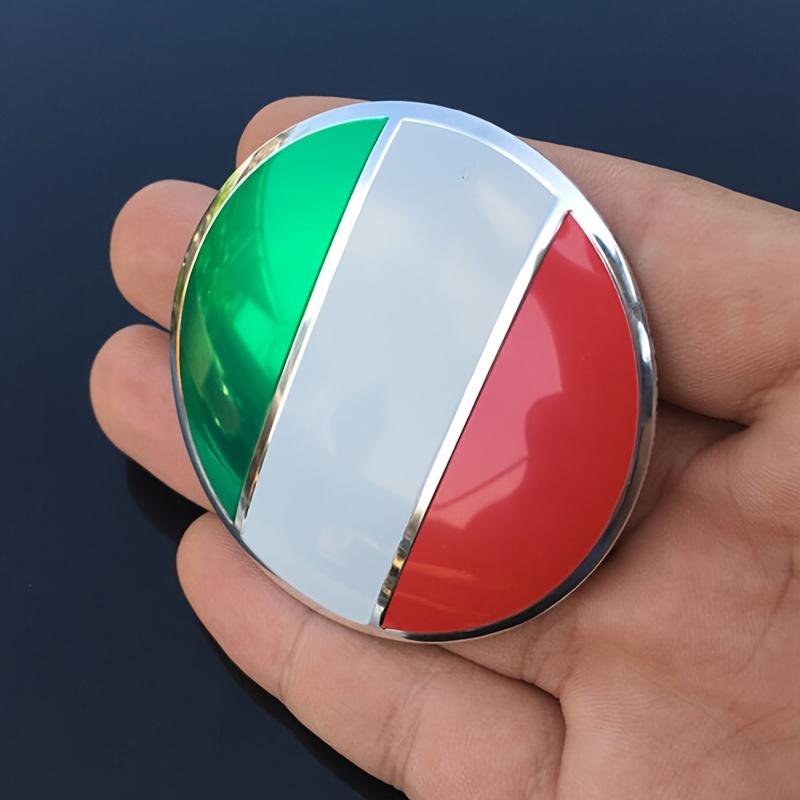 4pcs Italian Flag Car Wheel Center Hub Cap Emblem Stickers 56mm/ 2.2 Inch Car Accessories For Car Motorcycle Truck SUV