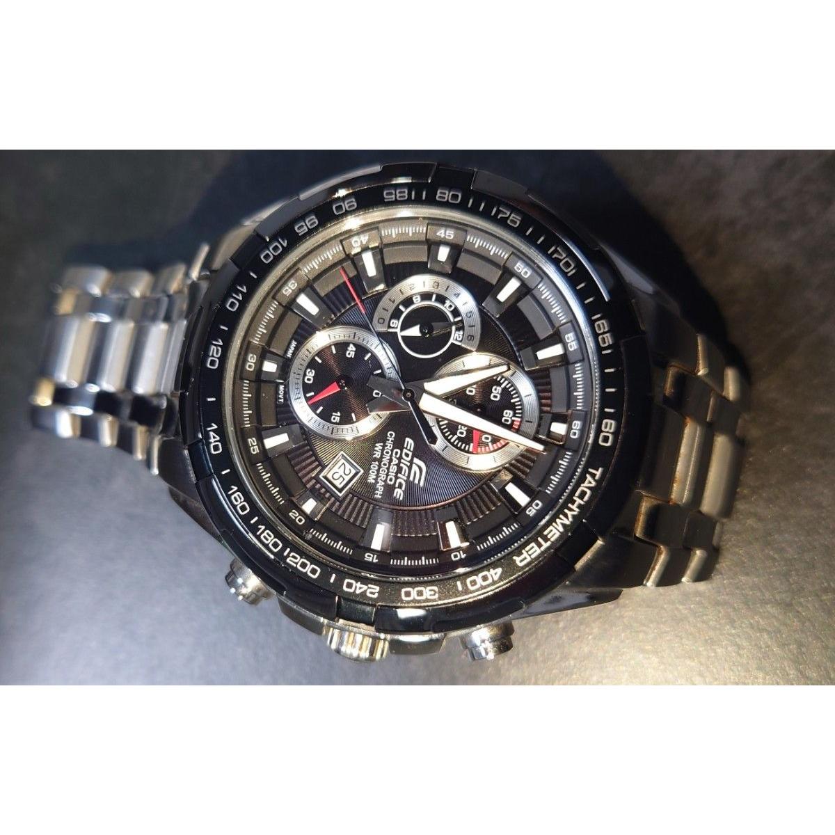 Casio Edifice Хронограф Нержавеющая сталь Международная модель Черный Кварц EF-539D-1A