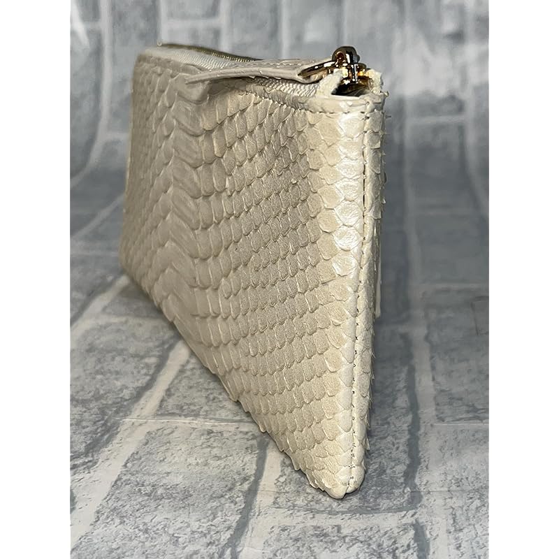 [GUODI] long wallet L-shaped zipper type python genuine leather ladies men's HJ-PY1756 snakeskin snakeskin snakeskin wallet wallet Life unisex unisex
