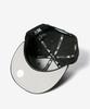 New Era 9FIFTY Black White Black x Free Size & Cap, White, [Used]