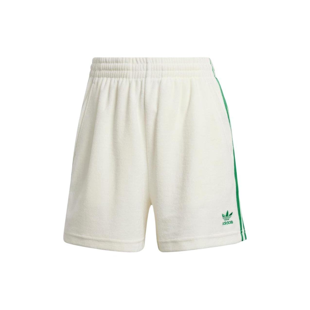 (WMNS) adidas Originals Resort Shorts Asia Sizing  White Green  Women s JH0617 XXS