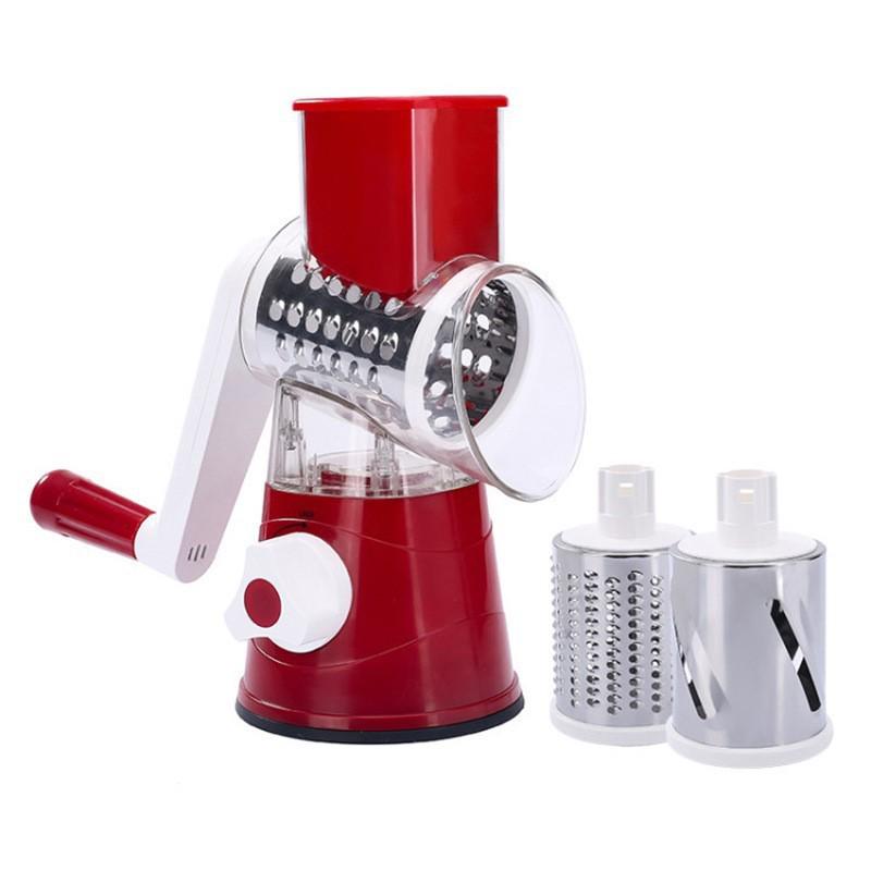 First-Gen Hand-Crank Multifunctional Vegetable Cutter & Grater