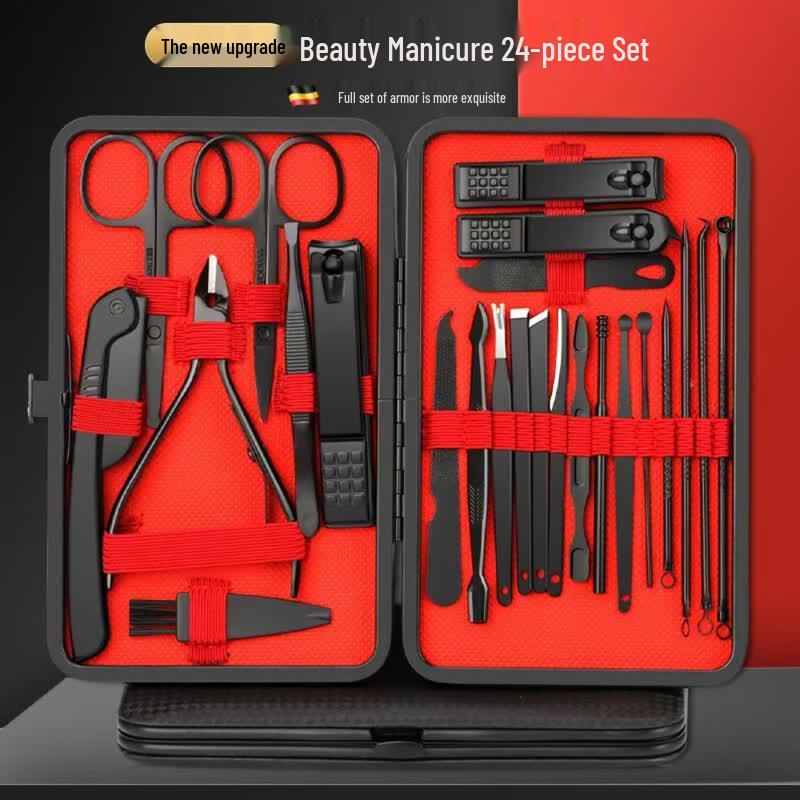 CHENGLI 24-Piece Stainless Steel Nail Clipper Set