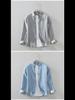 Japanese Cotton Linen Long-Sleeve Shirt - Casual, Loose, Solid Color, Fresh Youthful Style