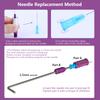 Bike Rear Shock IFP Inflator Needle MAX 700PSI with Rubbers Cover Bike Rear Shock IFP Needle Charging Adapter for FOX CCDB CTD