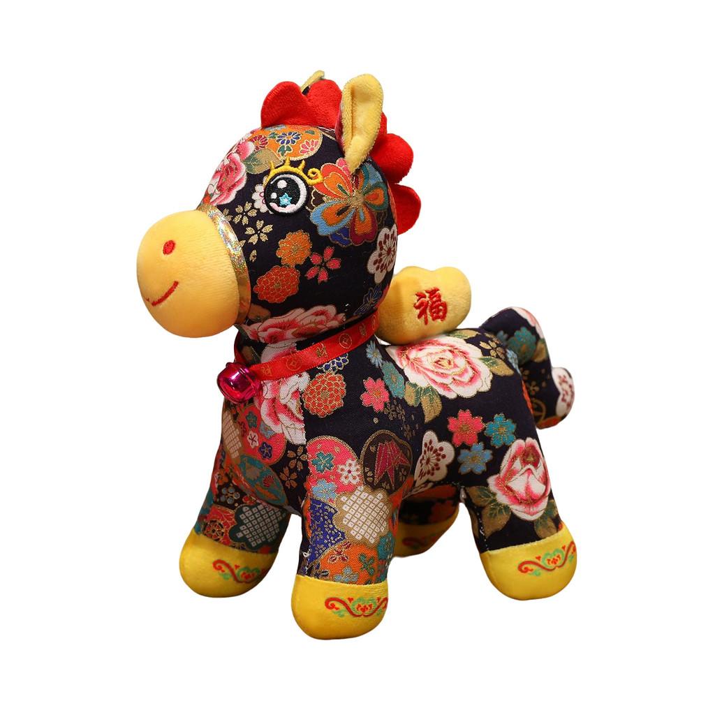 Chinese Zodiac Year Of The Horse Plush Toy With Pp Cotton Fill For Corporate Gifts And Events
