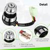 5 Wire 5 Pin Ignition Key Switch Replacement for 110cc 125cc 150cc 200cc 250cc Taotao Massimo Coolster Sunl Mini Jeep Go Kart Cart UTV Chinese ATV