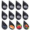 10Pcs Reusable Drop Appetizer Plates Unbreakable Tasting Cup Dessert Spoon Dessert Cups  Jelly