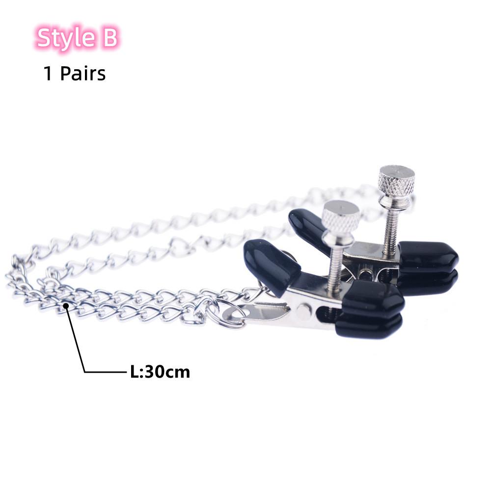 Spiele für Erwachsene Sexspielzeug aus Metall Nippelklemme mit Gewichtsball für Paare BDSM Bondage Sklave Cosplay Erotische Bruststimulation Flirt