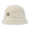 MLB Polyester Bucket Hats Unisex Cream Fashion 3AHTB0156-50CRS