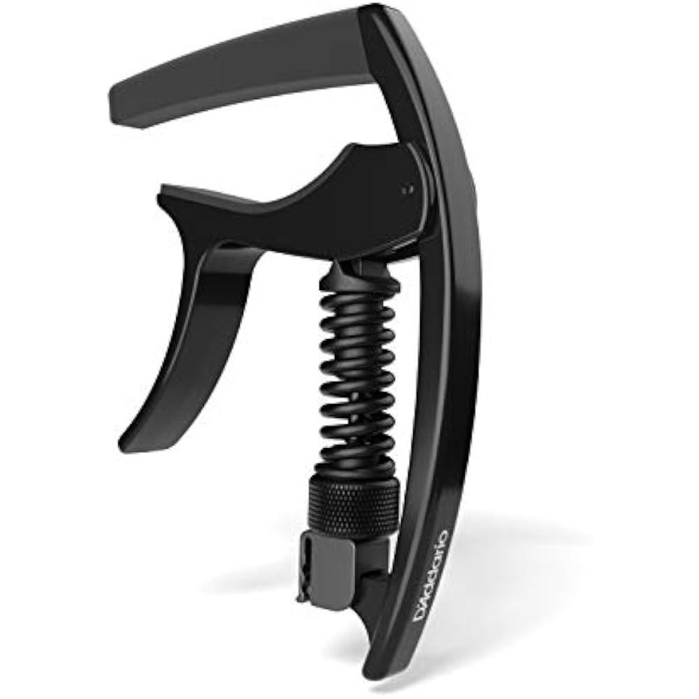 D Addario Daddario Capotast for Electric Guitars/Acoustic Guitars One Touch Type NS Tri-Action Ca...