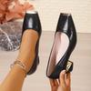 Women's Professional Dress Shoes 2025 Spring and Autumn New French Temperament Fashion Women's High-heeled Low-heeled Shoes.