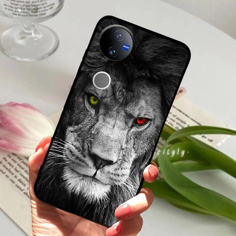 Für Vivo V50 Weiche Hülle V 50 5G Silikon TPU Handyhülle Hüllen Für VIVO V50 V2427 Schutz Stoßfänger Fundas Capas Luxus Cartoon