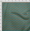 oneOone Cotton Flex Fabric Floral & Paisley Block Print Sewing Fabric BTY 40 Inch