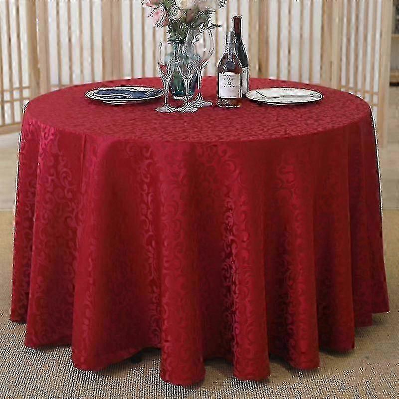 Polyester Washable Tear Resistant No Fading Round Tablecloth for European Kitchens 2025