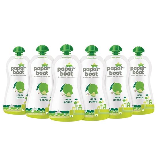 

Paper Boat Chilli Guava Fruit Juice, No Preservatives and Colours (Pack of 6, 200ml each) 1200