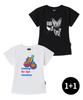 Deulousi [Set] Dw Butter Cherry Tomato Slim Fit Short Sleeve T-Shirt 2-Piece Package