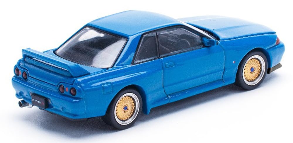POP RACE x ENIGMA Scale Nissan Skyline R32 Bayside Blue PRE009 1/64 (Finished Model)