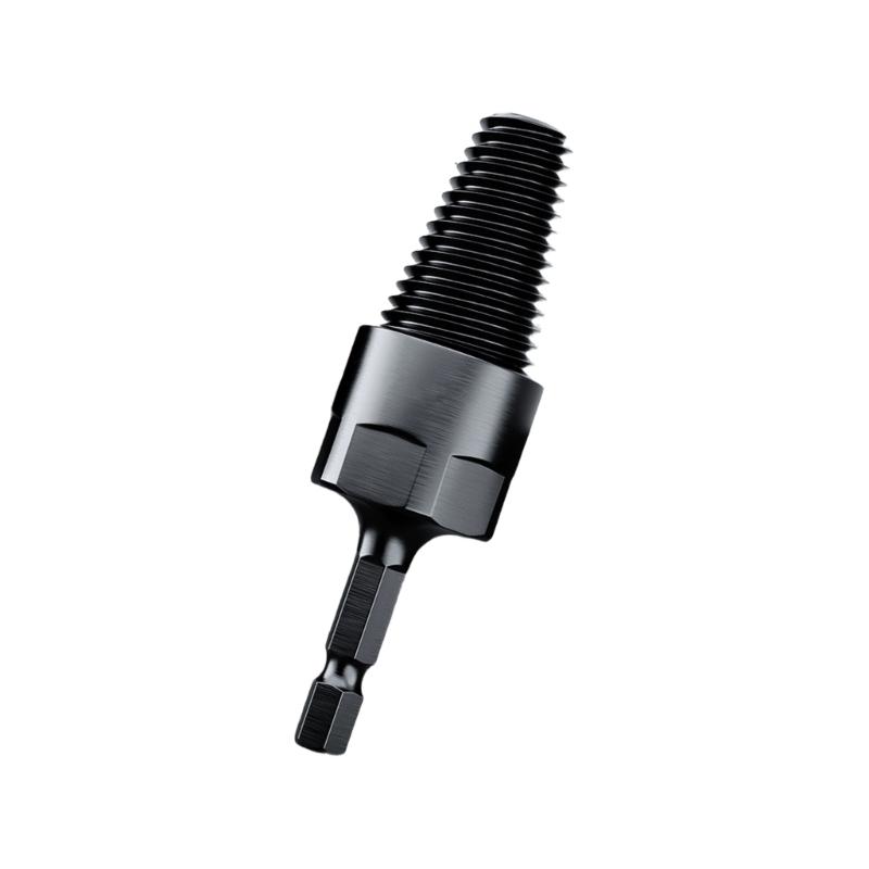 High Carbon Steel Broken Screw Extractor Hexagonal Shank Screw Removers Screw Removal Tool For Water Faucet Repair