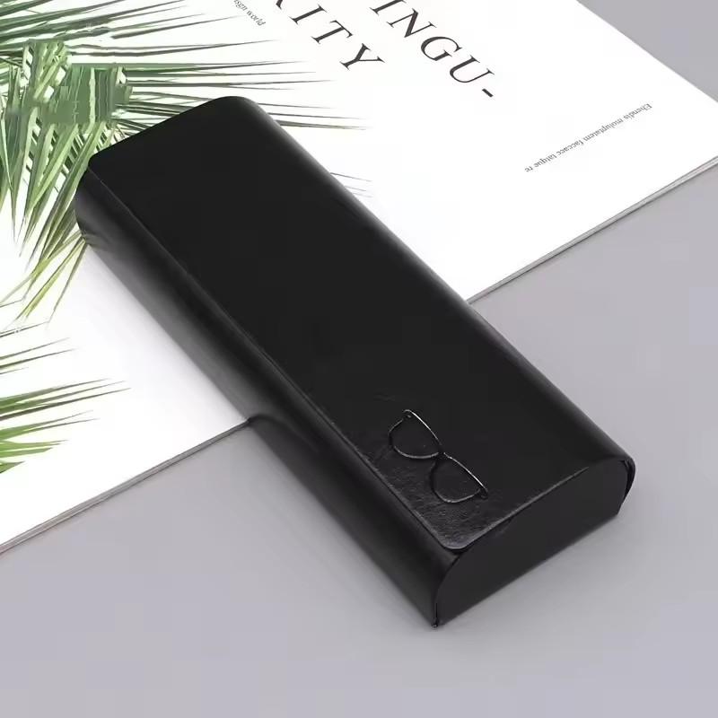 PU Leather Glasses Case Box Portable Fashion Myopia Glasses Sunglasses Storage Box Anti-pressure Eyeswear Mirror Case Bag
