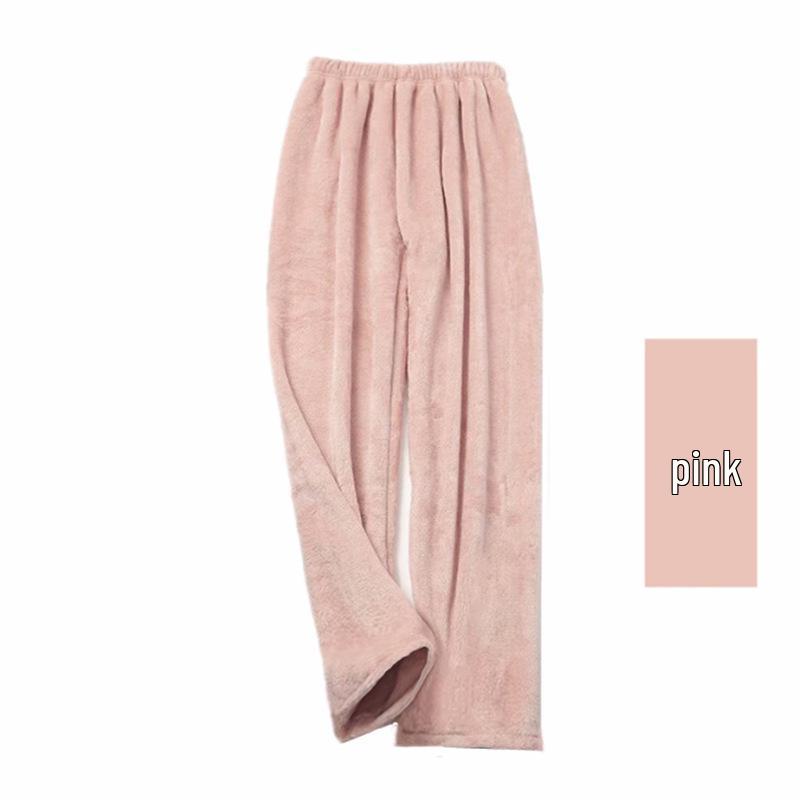 

Женские спальные брюки из кораллового флиса - Теплые, свободные и удобные для осени/зимы One Size [40-70 kg]