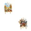 Loz Street Scene Series Architectural Model 3D Drawing Building Blocks Set Model Assembly Toy Ornament Kids Birthday Gift