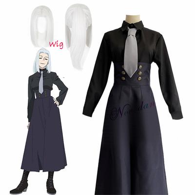 Anime Jujutsu Kaisen sezóna 2 Mei Mei Cosplay Kostým Paruka Černé šaty Tokio Jujutsu Shibuya Incident Střední škola JK Uniforma