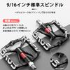 ROCKBROS Bicycle Pedals Flat Pedals for Road Hybrid and Mountain Bikes Aluminum Alloy Pedals with Reflectors - Bikes, Bikes, -