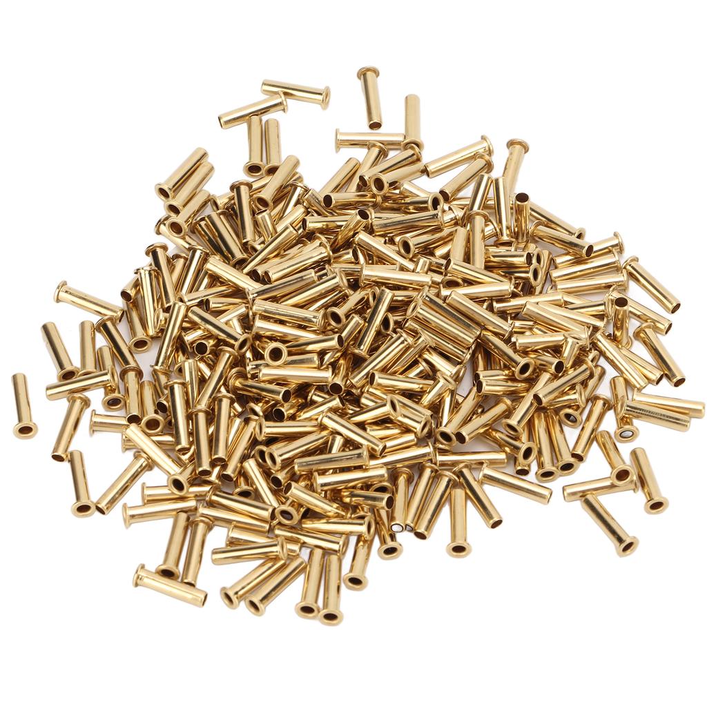 500Pcs Hollow Rivet Brass Decorative Through Hole Excellent Corrosion Resistance Copper   Eye Buckles