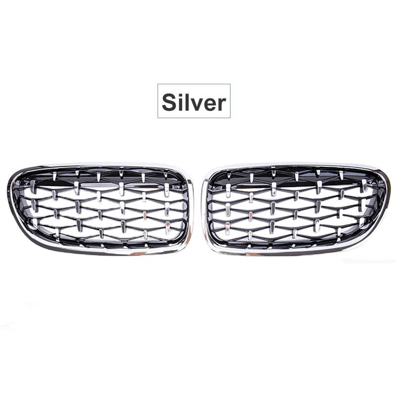 Car Front Bumper Sport Racing Grill Grilles For BMW 5 Series F10 F11 F18 520I 523I 528I  520D 530D 10-16 Diamond Kidney Grille