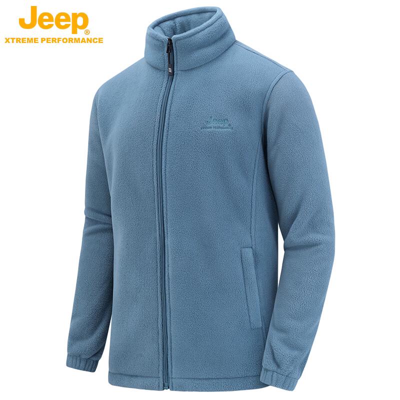 JEEP Unisex Outdoor Warm Fleece Jacket