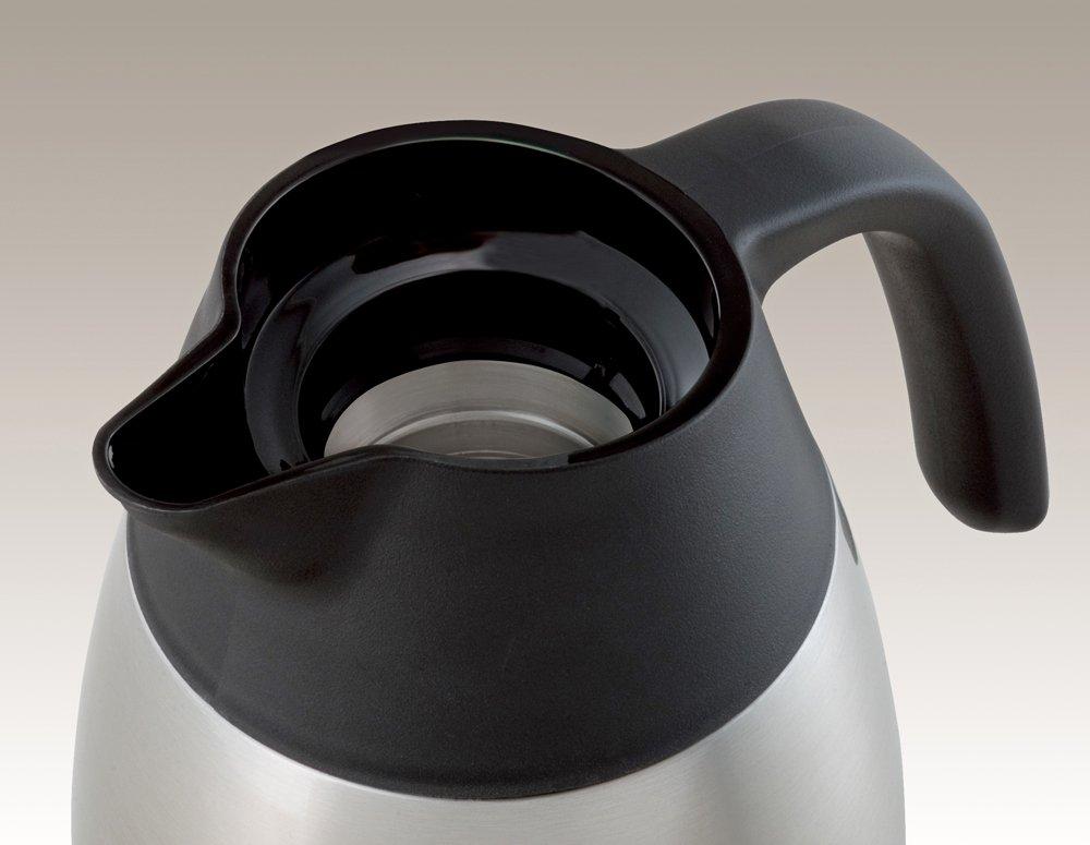 Thermos Vacuum Insulated Coffee Maker, 1L, Clear Stainless Steel, ECE-1001 CS