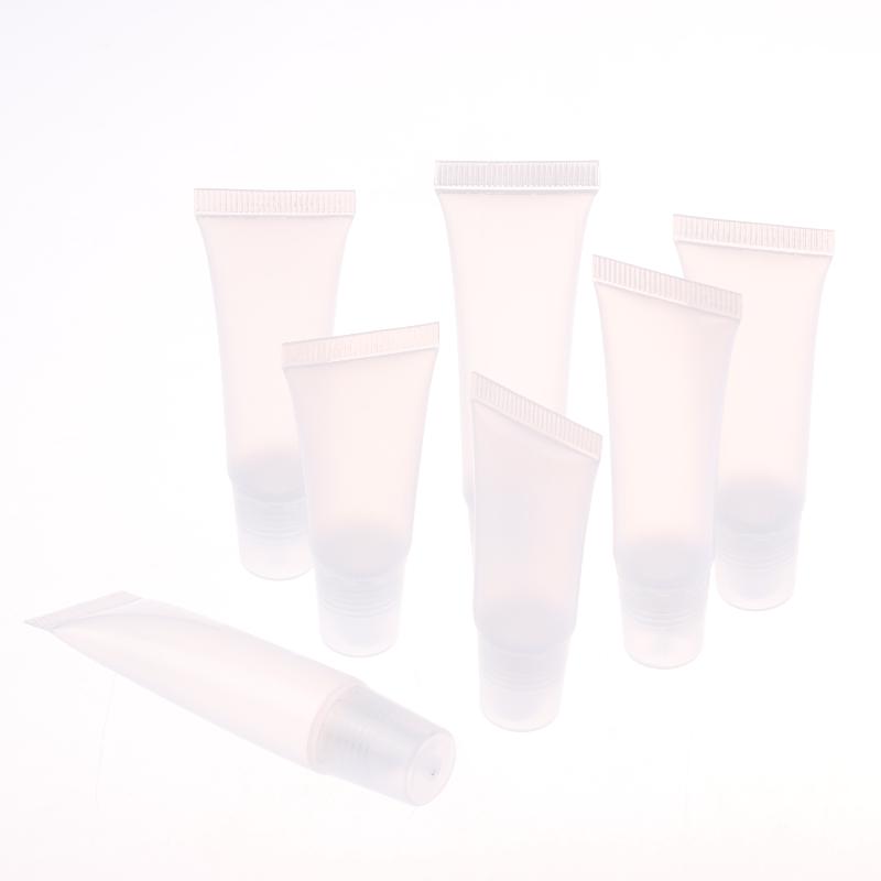 10Pcs 5/10/15Ml Empty Lipstick Tube Lip Balm Soft Tube Makeup Squeeze Clear Lip Gloss Container
