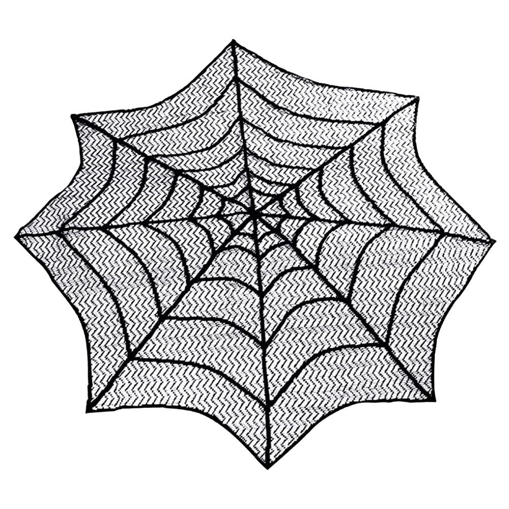Halloween Decoration Tablecloths Spider Web Mantel Towel Bat Spider Table Flag Lampshade Decoration Halloween Home Decor Sets