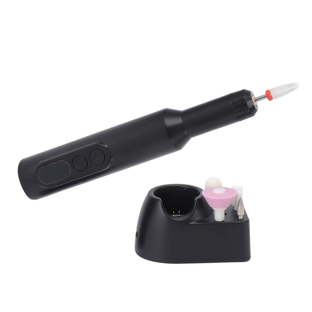 Electric Nail Drill Machine 18000RPM Dual Charging Dock LED Display 3 Levels Adjustable Manicure
